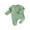 Green, variant on Infant Baby Fall Waffle Jumpsuit Solid Color Long Sleeve Full Length Romper Toddler Clothes