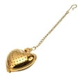 thumbnail image 5 of Necvior Heart Shaped Stainless Steel Tea Infuser Filter with Rope Chain Reusable Loose Leaf Strainer Cup Steeper Teapot Tool, 5 of 13