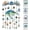 Fish, variant on Ocean-Themed Crystal Wind Chime, Ocean Animal Stained Glass Wind Chime for Outside, Whale Turtle Dolphin Fish Acrylic Hanging Wind Chime with Crystal Pendants for Home Garden Porch Balcony (Whale)
