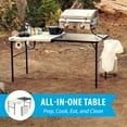 thumbnail image 5 of Lifetime 5' Fold-in-Half Camping Folding Table, Pumice (280875), 5 of 11