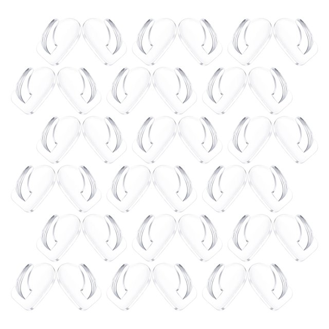 unbranded 100Ud Soportes Adhesivos Transparentes Para Estantes Y Colgadores Multiusos En Hogar