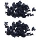 thumbnail image 1 of 50 Piezas de Plástico Empuje en Parachoques Guardabarros Puerta Remaches Clip 8mm Agujero Negro, 1 of 5