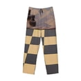 thumbnail image 5 of Balery Chess Board With Pawns print Men's Pajama Pants,Ultra Lightweight Pjs,Lounge Pant-XX-Large, 5 of 9