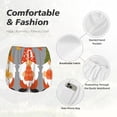 thumbnail image 4 of Balery Hello Fall Gnomes Pantalones cortos deportivos para mujer con forro y dos bolsillos, elásticos, para entrenamiento, gimnasio, yoga-XX-Large, 4 of 7