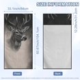 thumbnail image 3 of FOR U DESIGNS Grey Deer Print Car Seat Towel Cover with Sweat Absorption, Soft and Washable Auto Seat Cover, Portable Athletic Running Towel for Hot Yoga, Gym, Workouts, 3 of 7