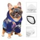 thumbnail image 3 of Fotbe Night Sky Winged French Bulldog Sudadera con Estampado para Perros Pequeños – Suéter con Capucha para Mascotas, Tela Suave de Forro Polar con Bolsillo-Small, 3 of 7