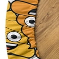 thumbnail image 4 of Ambesonne Poop Emoji Fitted Round Tablecloth, Rainbow Pile of Poo Art, 40"- 44" Diameter, Sea Green Pale Purple, 4 of 4