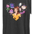 thumbnail image 3 of Disney Princess - Heart Belle  - Women's Short Sleeve Graphic T-Shirt, 3 of 5