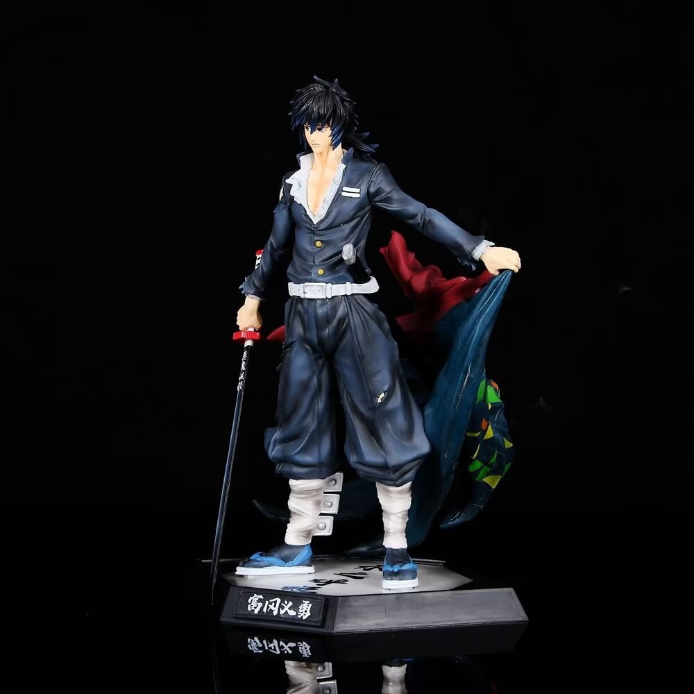 New Tomioka Giyuu (cloak Ver) Character Anime Model Statue Action Figures Desktop Ornament Popular Decorations Fan Souvenirs Creative Gift Collectable
