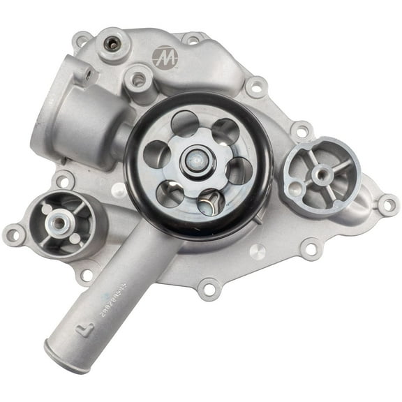 Melling MWP-511 Water Pump - Blk Pulley - 3.56 in Hub Hgt. - Aluminum - Natural Fits select: 2005-2006 CHRYSLER 300C, 2006-2010 DODGE CHARGER