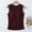 Red, variant on WRFWUL Womens Sheer Mesh Yoke Ribbed Tank Tops Stretchy Crewneck Sleeveless Tank Summer Casual Going Out Vests
