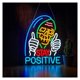 thumbnail image 1 of Letrero De Neón Stay Positive Con Luz LED Regulable De Calavera Para Decoración De Pared De Fiestas, Hogar, Sala De Estar, Dormitorio, 50cmx38cm, 1 of 7