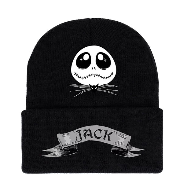 Gorro de invierno de anime Nightmares Before Christmas con sombrero de punto