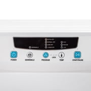 Magic Chef Compact 3.5 cu. ft. Electric Dryer in White in White