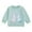 Mint Green, variant on Easter Bunny Embroidered Sweatshirt Outfit for and Toddler Girls Soft Holiday Pullover Top Size:2-3 Years