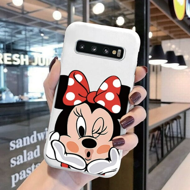 Bonita Funda de teléfono de dibujos animados Donald Stitch para samsung Galaxy S10 Plus, s10e, pato, ratón, Margarita, Funda de silicona estampada para samsung s 10e qiuyongmign unisex
