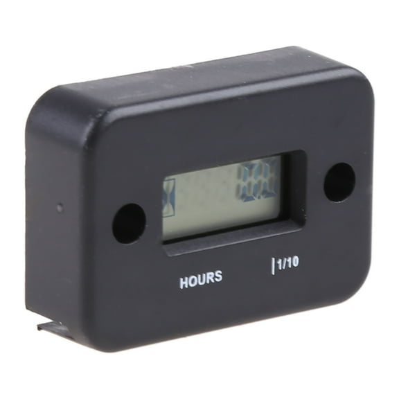 ROZYARD Tach Hour Meter Hour Counter RPM Counter Waterproof, LCD Screen Operating Hour Meter for All ATV Petrol Engine