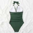thumbnail image 4 of Traje de baño de tirantes espagueti con control de abdomen y espalda descubierta para mujeres FLhrweasw Para estrenar, 4 of 7
