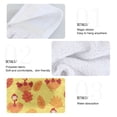thumbnail image 4 of Haosy 2 Pack Kitchen Wash Cloths with Hanging Loops Absorbent Absorbent Quick Drying Hand Towels, Cartoon Turkeys and Leaf, 4 of 7