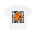 thumbnail image 3 of Vintage Game Day Basketball T-Shirt Retro Women's Unisex Graphic Tee White 4XL, 3 of 5