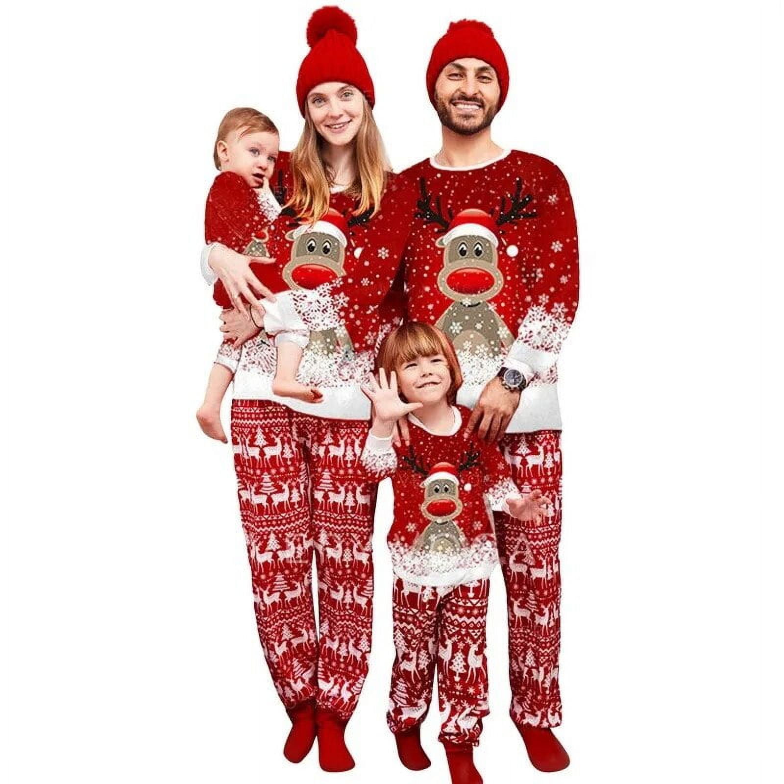 Mathématiques Pyjama Noel Bebe Mois Pyjamas De Noël En Famille