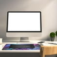 thumbnail image 3 of EASTIN Extended Gaming Mouse Pad XXL Large Big Computer Keyboard Mouse Mat Desk Pad With Non-Slip Base And Stitched Edge For Home Office Gaming Work Galaxy Print, 3 of 11