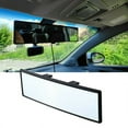thumbnail image 1 of 300mm Panoramic Curve Convex Interior Clip On Rear View Mirrors, 1 of 5