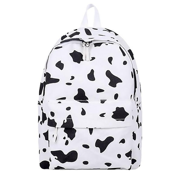 Tatum88 1pc Storage Backpack Adorable Cow Prints Shopping Backpack Canvas Schoolbag1pc Storage Backpack Adorable Cow Prints Shopping Backpack Canvas Schoolbag