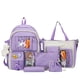 thumbnail image 2 of Mochila escolar Kawaii para niños y niñas, conjunto de 4 piezas, mochilas escolares para adolescentes y niñas Fivean unisex, 2 of 2