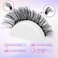 thumbnail image 4 of Kit de extensión de pestañas Winifred Fluffy Lash Clusters 10-16 mm, 4 of 7
