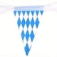 thumbnail image 1 of 1 paquete de 20 banderas a cuadros de Oktoberfest de 197 pulgadas, bandera bávara grande para decoración de fiesta temática de Oktoberfest alemana., 1 of 4