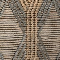 thumbnail image 3 of Lyla 5 x 8 Area Rug, Handwoven Jute, Simple Beige and Blue Geometric Design, 3 of 5