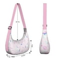 thumbnail image 4 of Cartoon Unicorn Crossbody Bag for Women Cute Rainbow Galaxy Moon Stars Magical Animal Corduroy Shoulder Purse Mystical Horse Fantasy Cloud Donut Print, 4 of 5