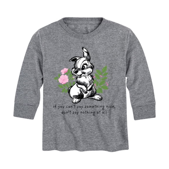 Bambi - Say Something Nice - Toddler And Youth Long Sleeve Graphic T-Shirt