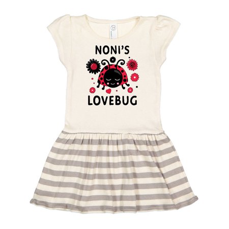 

Inktastic Valentine s Day Noni s Lovebug Gift Toddler Girl Dress