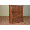 thumbnail image 3 of Crafters and Weavers Arts and Crafts 35.25" Wood Barrister Bookcase in Brown, 3 of 5