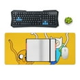 thumbnail image 4 of Adventure Time Mouse Pad No-sliped Large Mousepad Extended Gaming Desk Mat Stitched Edge Keyboard Mat, 4 of 7