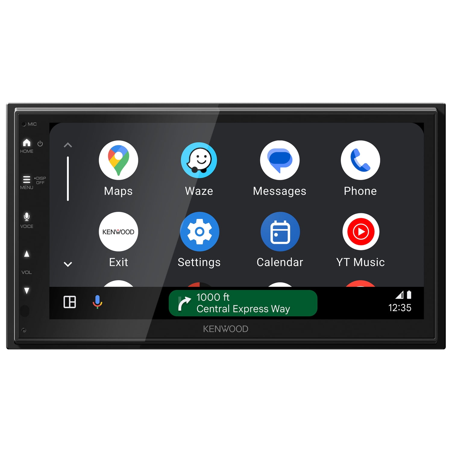 KENWOOD DMX5710S 6.8-In. Car In-Dash Unit, Double-DIN Digital Receiver with WSVGA Touch Screen, Wireless Android Auto/Apple CarPlay, and SiriusXM Ready