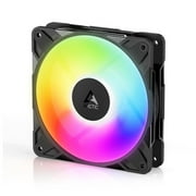 Arctic ACFAN00323A P14 Pro Reverse A-RGB 140mm Case Fan w/ A-RGB Reverse Impeller fluid dynamic bearingmax 2650 RPM - Black