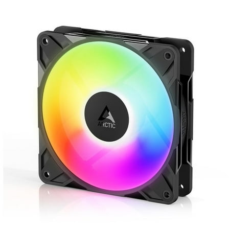 Arctic ACFAN00322A P12 Pro Reverse A-RGB 120mm Case Fan with A-RGB Reverse Impeller fluid dynamic bearing max 3000 RPM