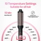 thumbnail image 4 of Cepillo redondo térmico con rizador iónico, herramienta de peinado 2 en 1 para rizos voluminosos, 10 ajustes de calor., 4 of 5
