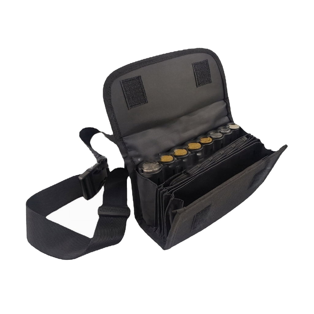 Necvior Convenient Coin Dispenser Large Capacity Cash Holder Waist Purse for Coins & Dollar Bill for Any Vehicle or Motorcycle