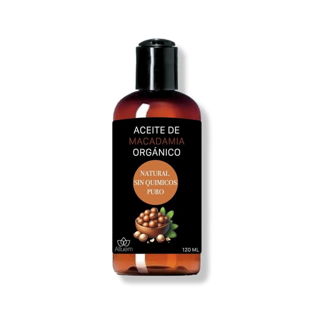 Aceite Orgánico Macadamia Nutritivo Vegano Sostenible