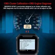 OBDPROG MT401 OBD2 Scanner Car Odometer Mileage Correction Adjustment Reset Tool, Cluster Adjust Diagnose Cluster Reset Diagnostic Tool