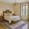 thumbnail image 7 of Addison Rugs Mayfield Premium Machine Washable Transitional Stripes Green Rectangle Rug, 8' x 10', 7 of 7