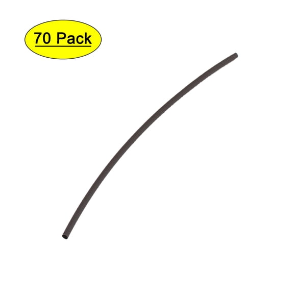 70Pcs 2:1 Heat Shrink Tube Wire Wrap Assortment Tubing Sleeve 5 Sizes Kit