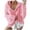 Pink, variant on Women's Trendy Solid V Neck Sweatshirt Pullover Loose Long Sleeve Blouse 100 Percent Polyester Hoodie Cowboys Sweater Women plus Size Hoodies Women Zip up Sweatshirts for Women Womens Plain Pullover