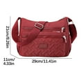 thumbnail image 3 of Btomtd Women's Classic Shoulder Bag, Casual Nylon Handbag and Lightweight Purse, Crossboday Bag and Messenger Bag for Everyday Fashion, Red, 3 of 9