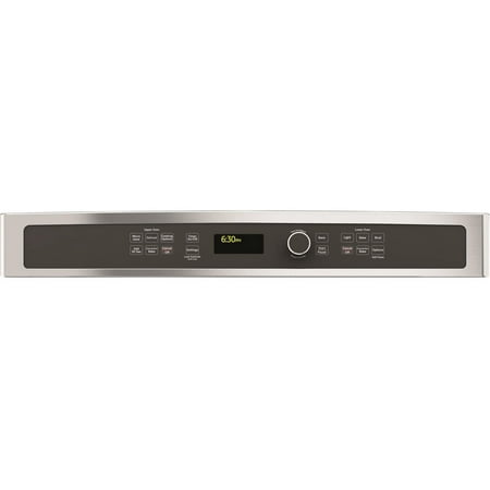 GE Profile - 30" Built-In Single Electric Convection Wall Oven with Built-In Microwave - Stainless Steel
