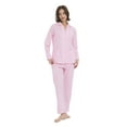 thumbnail image 4 of Kolipajam 100% Cotton Pajamas for Women Long-Sleeve Pjs Cozy Button Down Boyfriend Sleepwear 3XL, 4 of 6